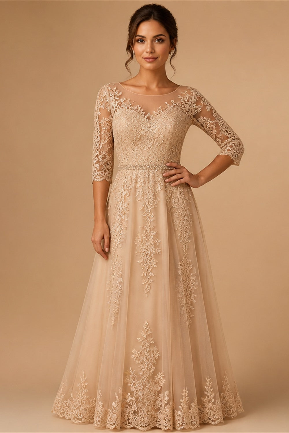 Aedmgh Ball Gown Luxury Wedding Dresses Strapless Vestido De Novia Lace Beaded Sequined Royal Princess Custom Made Bridal Gowns