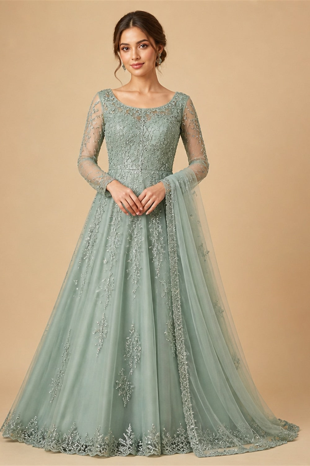 RoyceBridal Cap Sleeve Lace Mermaid Wedding Dress Low Back 3D Floral Appliques Bridal GownVestido De Novia Boda Customized