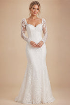 Sexy Deep V Neck Elegant 2027 Wedding Dresses Boho Backless 3D Flora Lace Appliques Beach Bridal Gown Custom Vestido De Novia