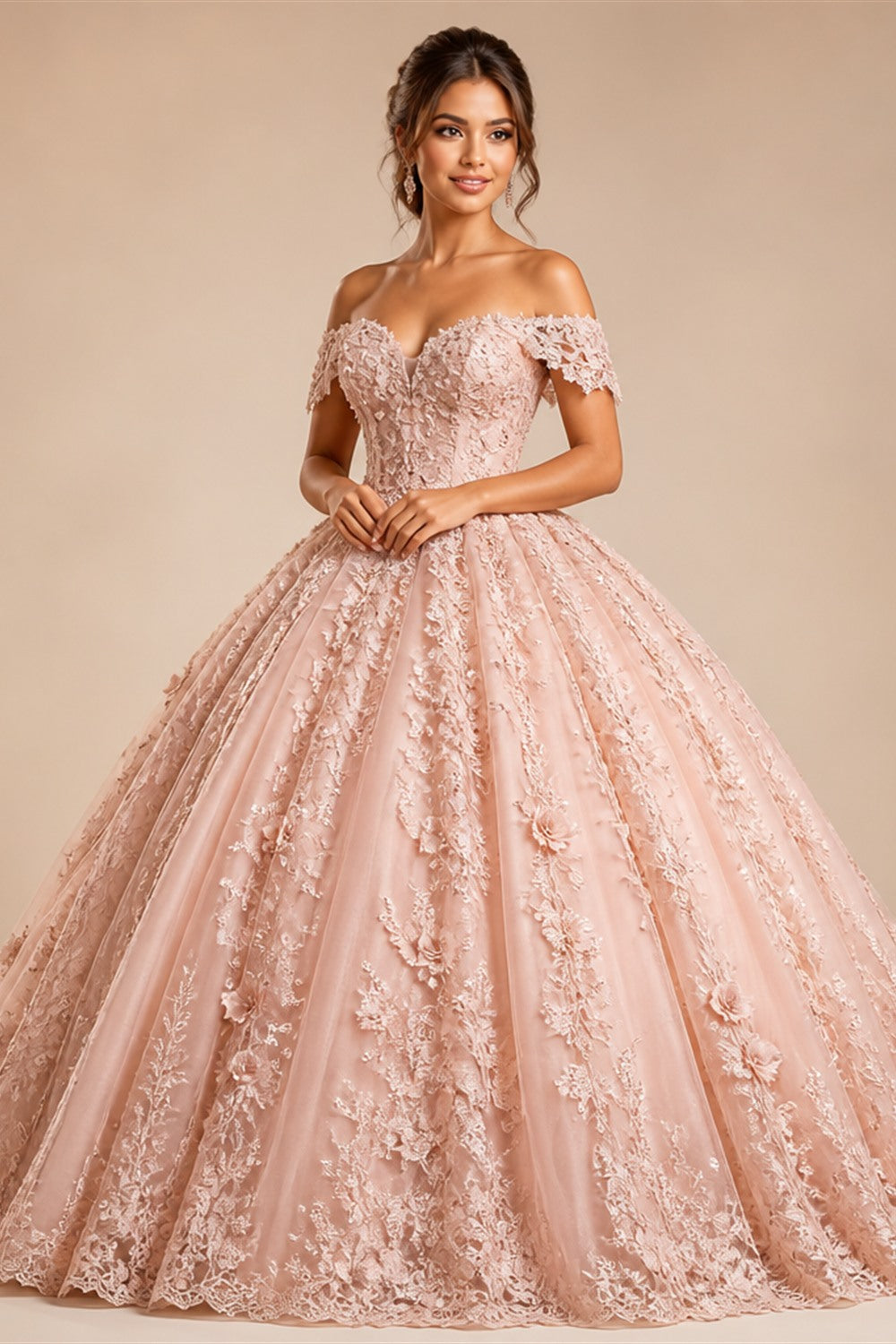 Customized Wedding Dress Vestido De Noiva Fashion High Neck Long Sleeves Top Lace Satin Bridal Gown Sweep TrainRobe Mariee