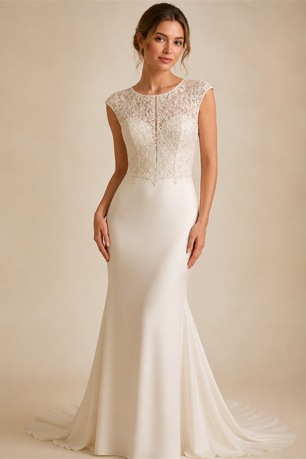 Elegant Flowers Lace Appliques A Line Wedding Dresses 2027 Halter Customized Beach Bridal Gown Custom Vestido De Novia