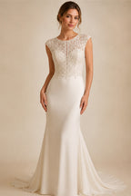 Elegant Flowers Lace Appliques A Line Wedding Dresses 2027 Halter Customized Beach Bridal Gown Custom Vestido De Novia