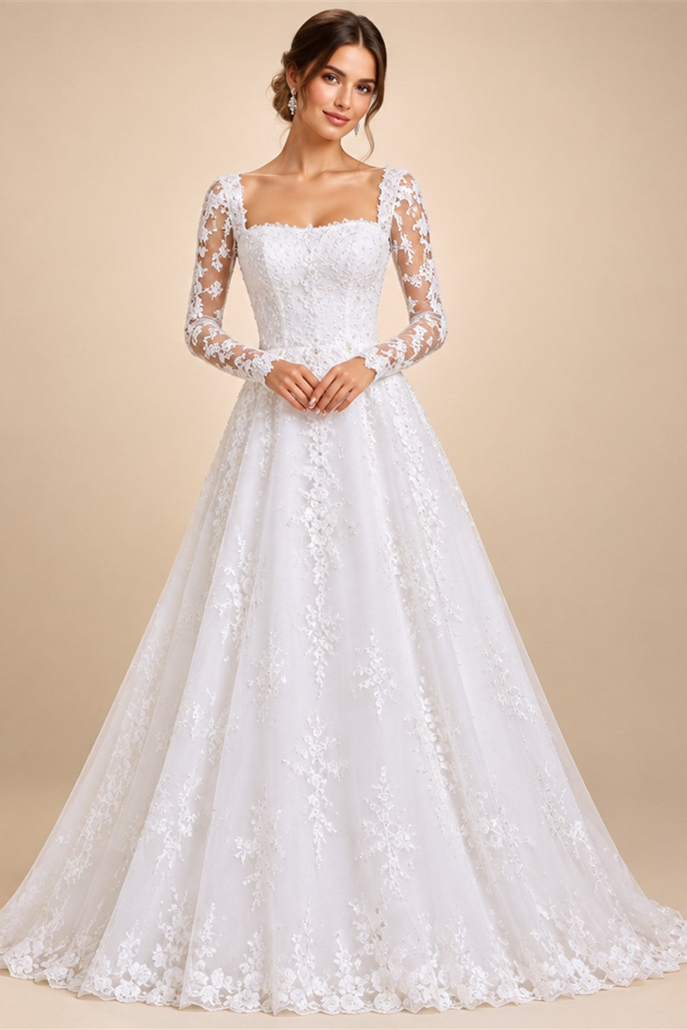 Real Photo 3m One Layer Bridal Veil with Comb White Lace Edge Ivory Appliqued Cathedral Wedding Veil for Brides