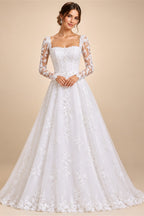 Real Photo 3m One Layer Bridal Veil with Comb White Lace Edge Ivory Appliqued Cathedral Wedding Veil for Brides