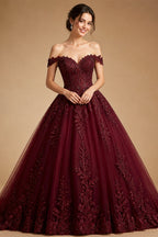 LORI Scoop Lace Applique A Line Wedding Dresses Sleeveless Tulle Boho Bridal Gowns Long Train Elegant Princess Dress Customized