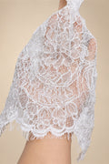 Luxury High Neck Lace Wedding Dress ZP182