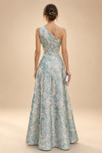 Jumpsuit V Neck Half Sleeve Long Sparkling Mother of the Bride Dresses with Belt (SHI22500201)