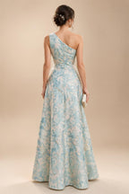 A-Line Chiffon V-Neck Short Sleeve Mother of the Bride Dresses Floor-Length with Sequin Appliques (SHI22500297)