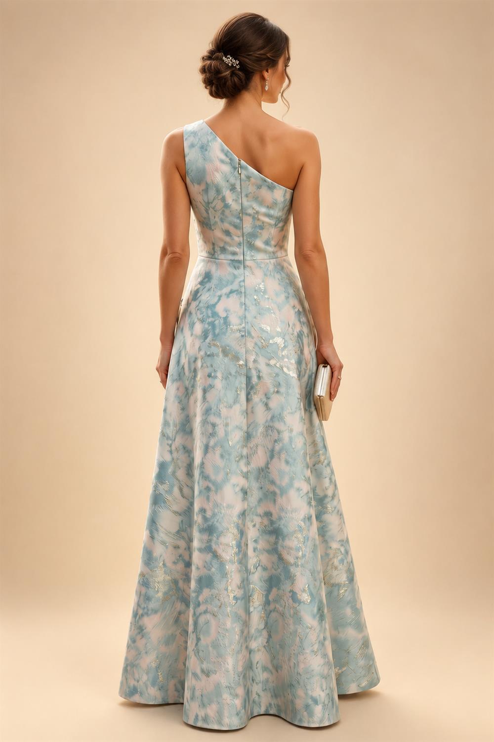 A-Line/Princess Mini Sparkly Sequin Tiered Homecoming Dresses with Spaghetti Straps (SHI22370561)