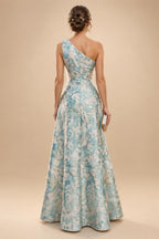 Pantsuits Separates Scoop Neck Sequins Asymmetrical Ankle-Length Mother of the Bride Dress with Slit (SHI22500132)