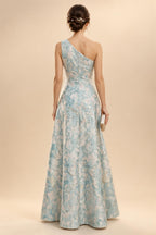 2-Piece A-Line Chiffon 3/4 Sleeves Mother of the Bride & Groom Dresses with Scalloped V-Neck Lace Bodice (SHI22500637)