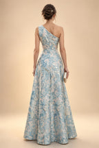 A-Line/Princess V-Neck Chiffon Maxi Mother of the Bride & Groom Dresses with Side Sash, Sweep Train & Ruched Bodice (SHI22501629)