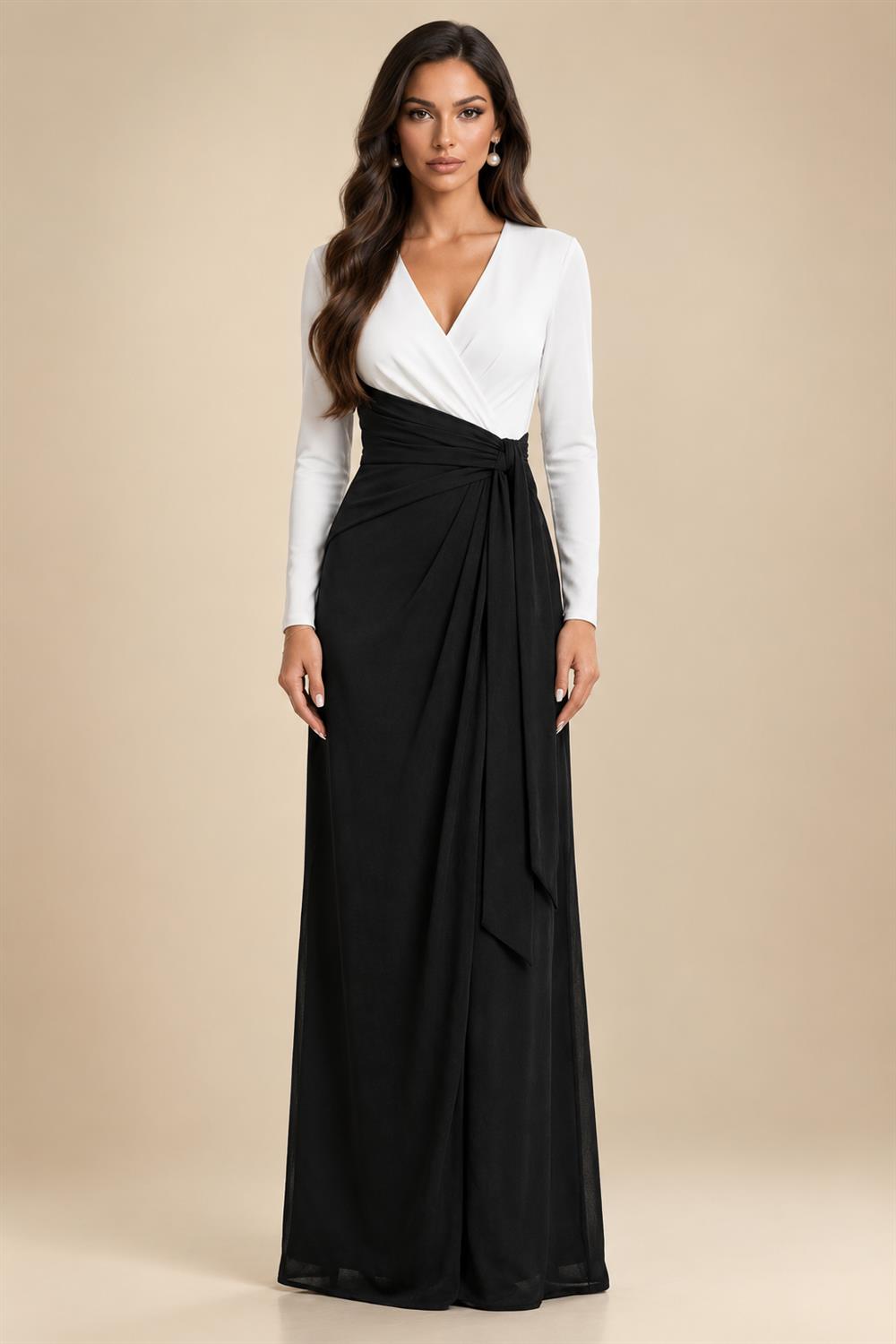 Pantsuits Separates Scoop Neck Sequins Asymmetrical Ankle-Length Mother of the Bride Dress with Slit (SHI22500132)