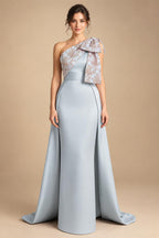 A-Line Lace Appliques Maxi Mother of the Bride & Groom Dresses with Flutter Sleeves Chiffon Bodice (SHI22500731)
