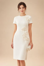 Floral Embroidery A-Line/Princess Scoop Neck Floor-Length Mother of the Bride & Groom Dresses for Women (SHI22501498)