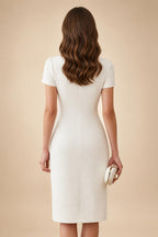 Sheath/Column Off Shoulder Stretch Jersey Floor-Length Mother of the Bride & Groom Dresses with Lace Appliques Sleeves & Slit (SHI22501550)