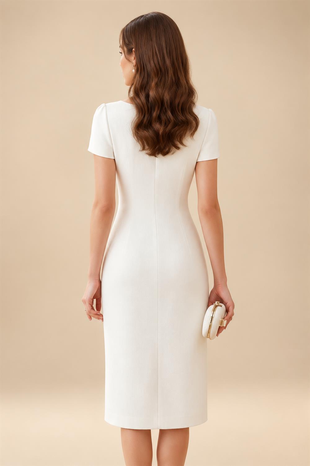 Jumpsuit Scoop Neck Chiffon Floor-Length Mother of the Bride Pantsuits with Rhinestones (SHI22501658)