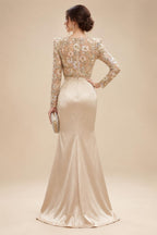 Sleeveless Lace Appliques Mother of the Bride Dresses with 3D Flower (SHI22500545)