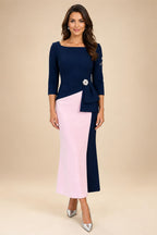 Scoop Neck Floral Print Mermaid Mother of the Bride Dresses (SHIR1110328)