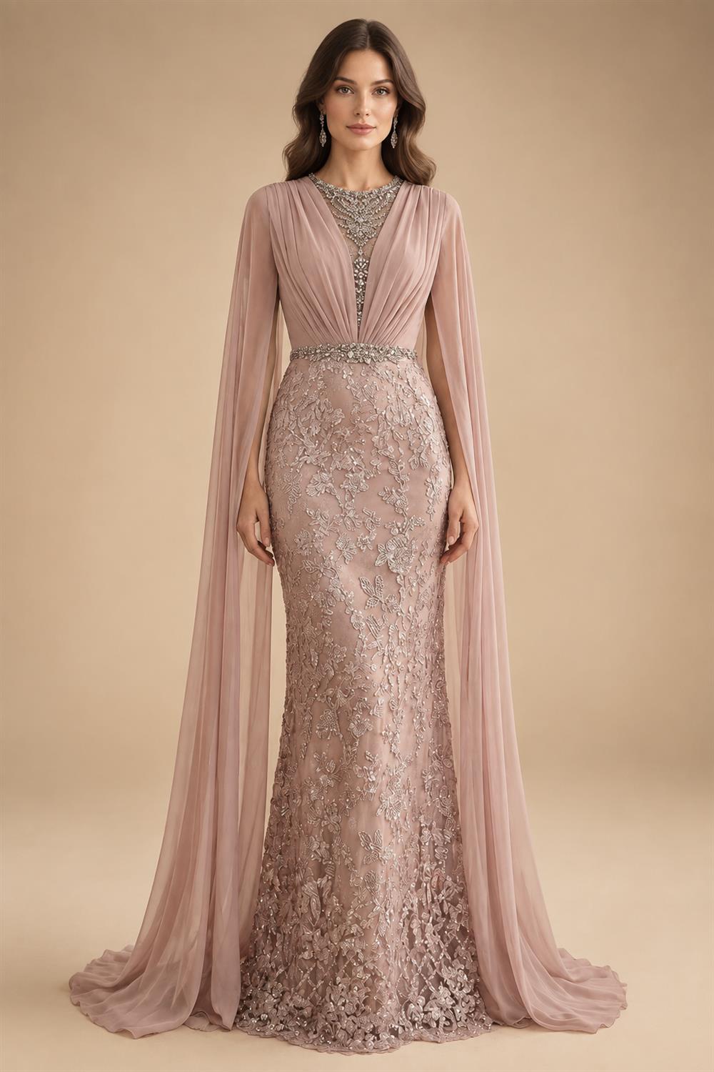 A-Line/Princess Scoop Neck Satin Tea-Length Mother of the Bride Dresses with Pockets (SHI22500122)