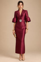 A-Line/Princess Scoop Neck Chiffon Floor-Length Mother of the Bride & Groom Dresses for Women (SHI22501635)