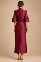 A-Line/Princess V-Neck Floral Print High-Low Mother of the Bride & Groom Dresses with Ruched Bodice (SHI22501569)