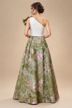 Sheath/Column Floral Lace Mother of the Bride & Groom Dresses with Rhinestones (SHI22500658)