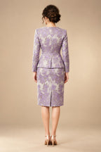 Sleeveless Lace Appliques Mother of the Bride Dresses with 3D Flower (SHI22500545)
