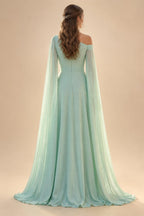 A-Line/Princess Scoop Illusion Lace Appliques Tea-Length Mother of the Bride Dresses with Pleated Ruffle (SHI22500105)