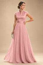Elegant A-Line Chiffon Floor-Length Mother of the Bride & Groom Dresses with Satin Corset Bodice (SHI22500678)