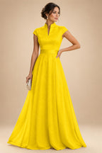 Elegant A-Line Chiffon Floor-Length Mother of the Bride & Groom Dresses with Satin Corset Bodice (SHI22500678)