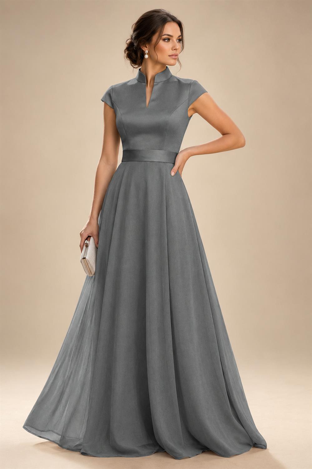 Elegant A-Line Chiffon Floor-Length Mother of the Bride & Groom Dresses with Satin Corset Bodice (SHI22500678)