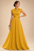 Elegant A-Line Chiffon Floor-Length Mother of the Bride & Groom Dresses with Satin Corset Bodice (SHI22500678)
