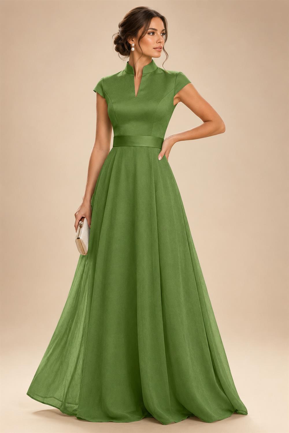 Elegant A-Line Chiffon Floor-Length Mother of the Bride & Groom Dresses with Satin Corset Bodice (SHI22500678)