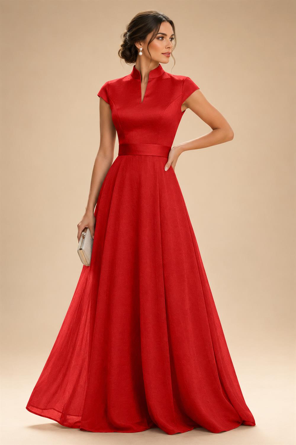 Elegant A-Line Chiffon Floor-Length Mother of the Bride & Groom Dresses with Satin Corset Bodice (SHI22500678)