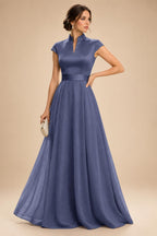Elegant A-Line Chiffon Floor-Length Mother of the Bride & Groom Dresses with Satin Corset Bodice (SHI22500678)