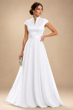 Elegant A-Line Chiffon Floor-Length Mother of the Bride & Groom Dresses with Satin Corset Bodice (SHI22500678)