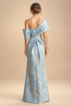 A-Line/Princess Scoop Neck Chiffon Floor-Length Mother of the Bride & Groom Dresses for Women (SHI22501635)