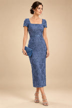 Lace Appliques Sheath/Column Scoop Neck Floor-Length Mother of the Bride & Groom Dresses for Women (SHI22501013)