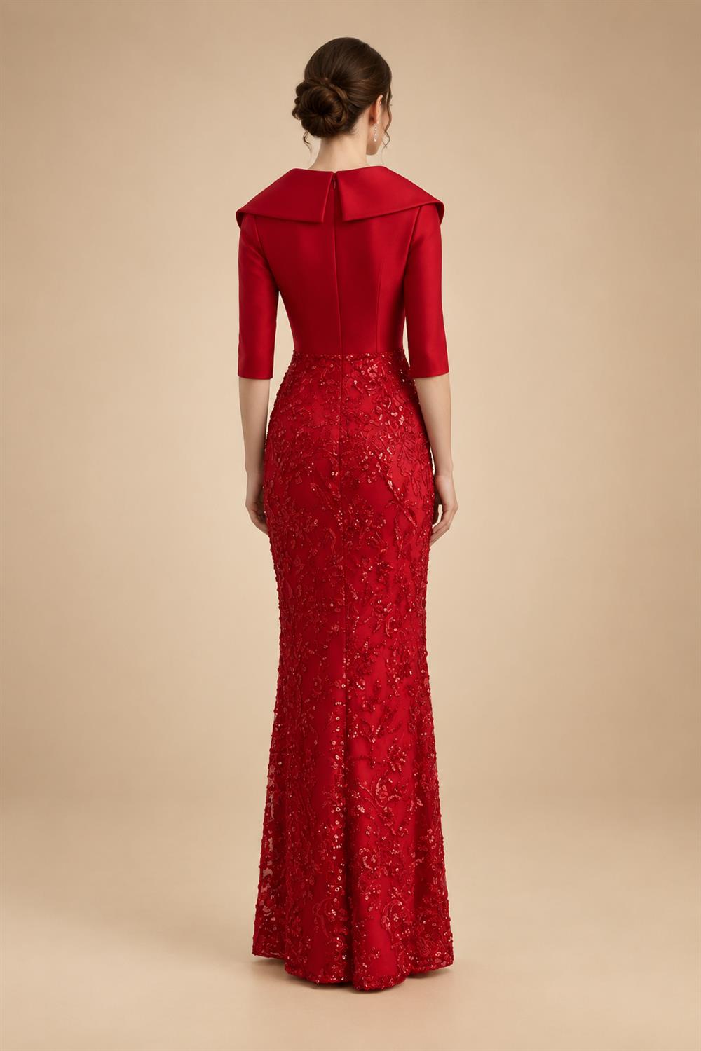 Sheath/Column Scoop Neck Velvet Floor-Length Mother of the Bride & Groom Dresses with Ruched Waist & Pockets (SHI22501602)