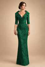 Sequin Floral Sheath Floor-Length Mother of the Bride & Groom Dresses with Satin Bodice (SHI22500925)