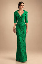 Sequin Floral Sheath Floor-Length Mother of the Bride & Groom Dresses with Satin Bodice (SHI22500925)