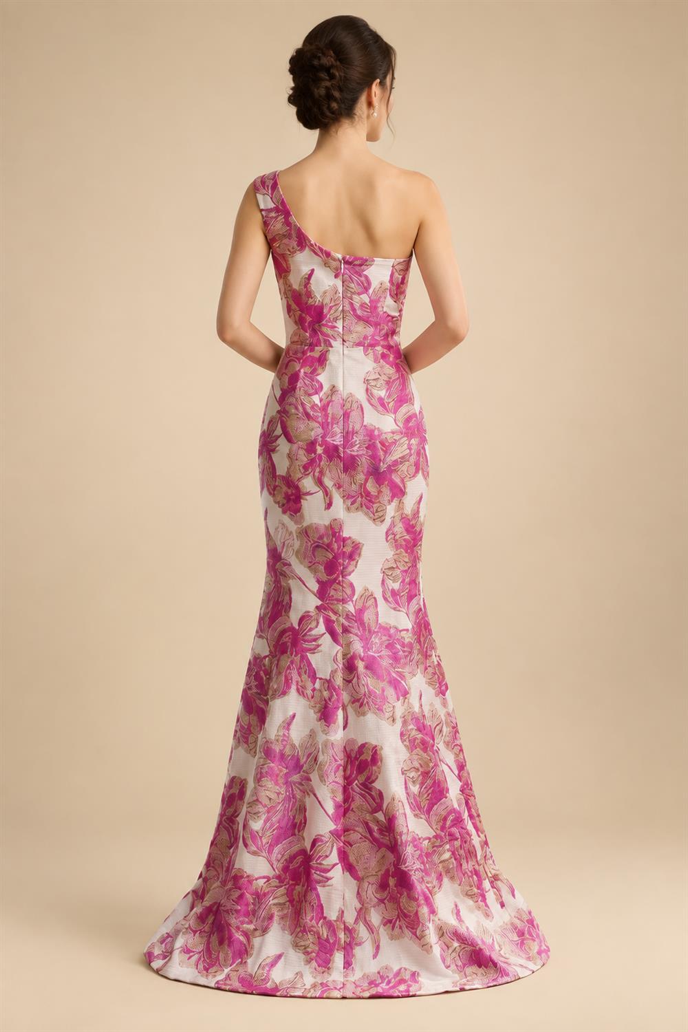 Jacquard Sheath Off the Shoulder Ruched Corset Mother of the Bride & Groom Dresses (SHI22500958)