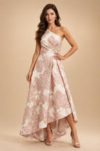 Jacquard Sheath Off the Shoulder Ruched Corset Mother of the Bride & Groom Dresses (SHI22500958)
