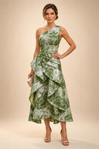 Jacquard A Line V Neck Ruffles Corset Mother of the Bride & Groom Dresses (SHI22500967)