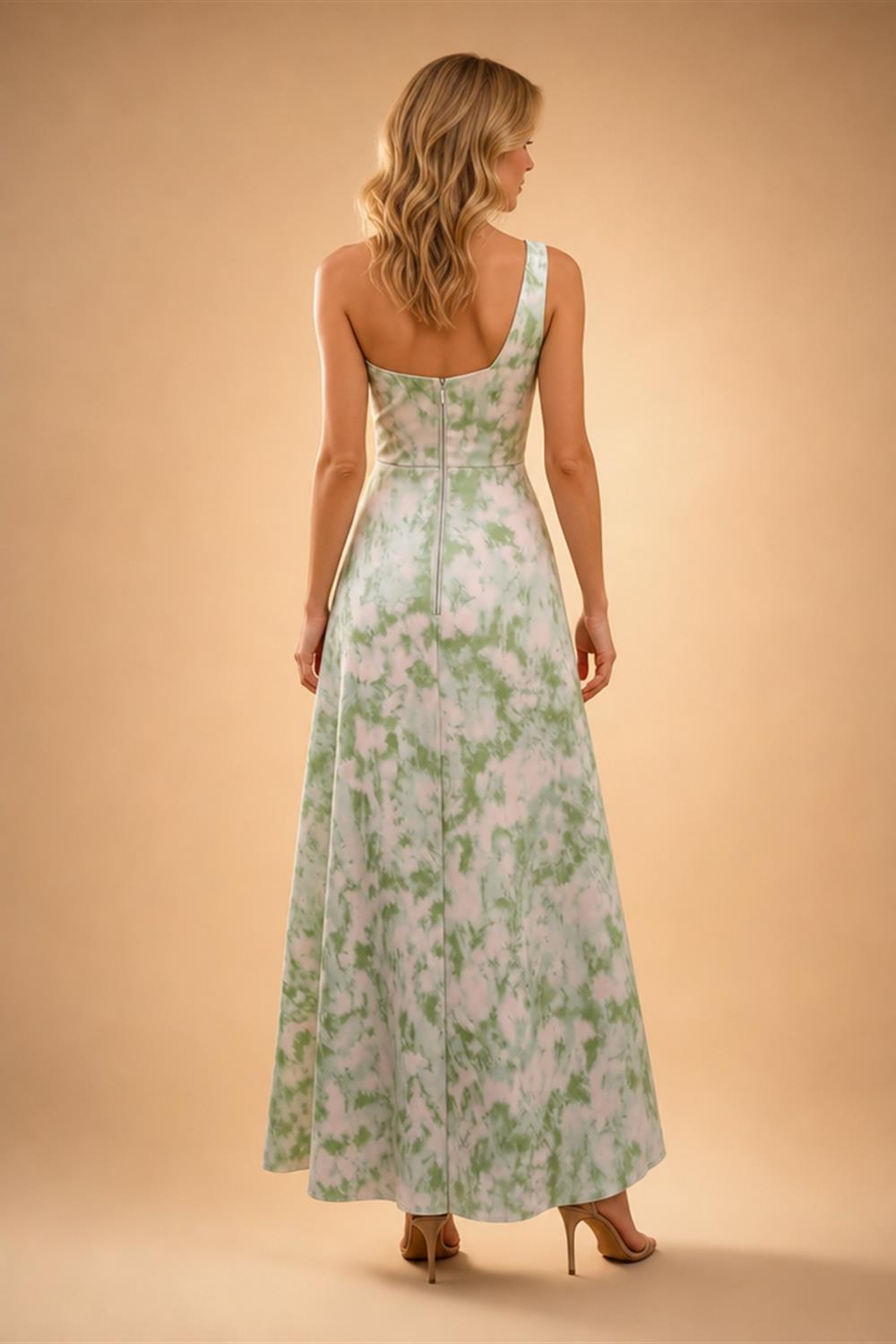 Jacquard A Line V Neck Ruffles Corset Mother of the Bride & Groom Dresses (SHI22500967)