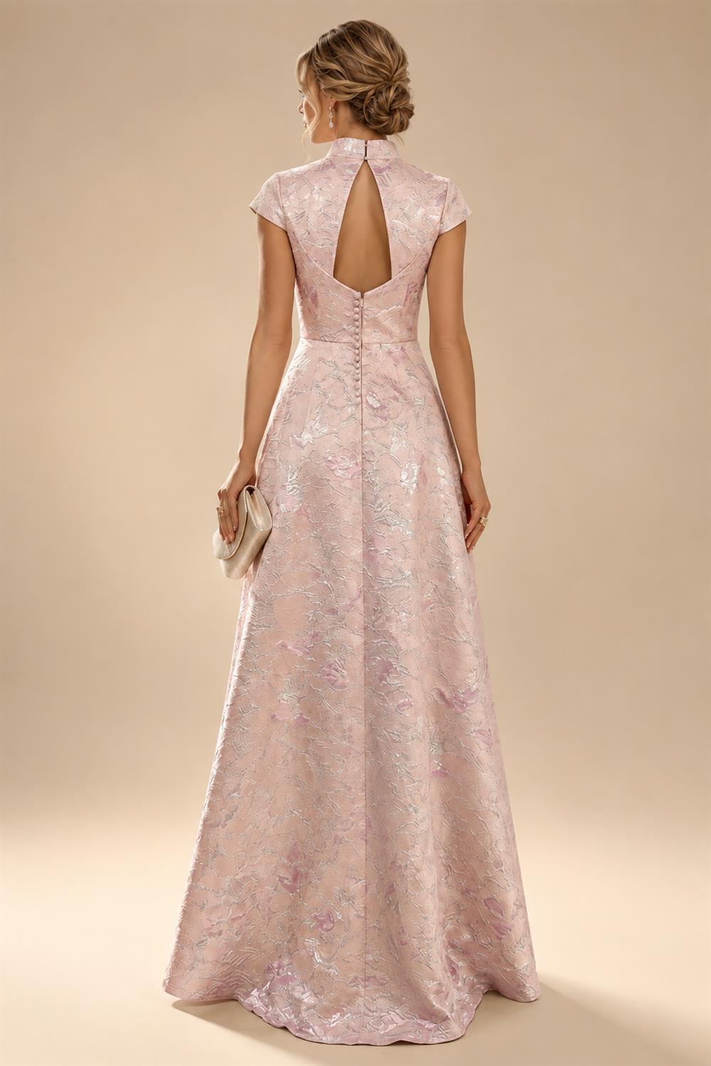 Sheath/Column Scoop Neck Satin Tea-Length Mother of the Bride & Groom Dresses with Ruched Waist (SHI22501621)
