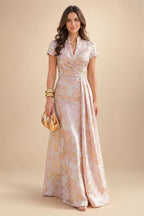 Sheath/Column Scoop Neck Velvet Maxi Mother of the Bride & Groom Dresses with Ruched Waist (SHI22501595)