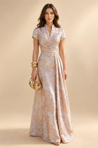 Sleeveless Lace Appliques Mother of the Bride Dresses with 3D Flower (SHI22500545)