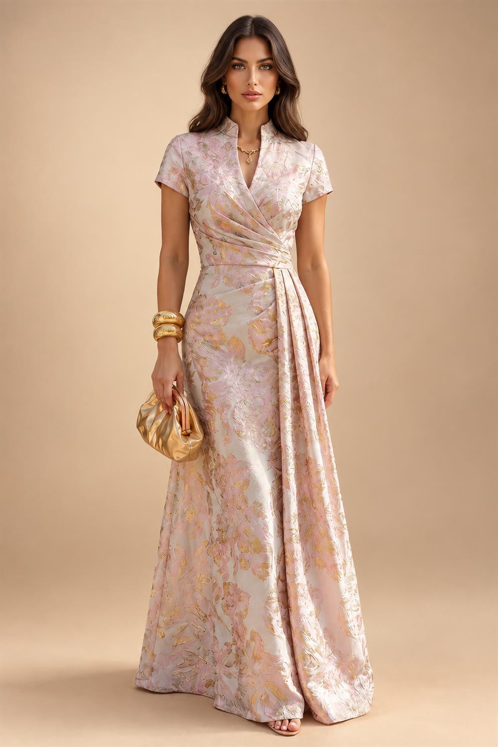 Sheath/Column Scoop Neck Satin Tea-Length Mother of the Bride & Groom Dresses with Ruched Waist & Rhinestones (SHI22501657)